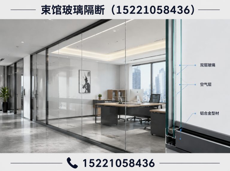 金山区办公玻璃隔断展示图